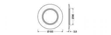 Ledvance SP RING D133 BK Sanierungsringe 