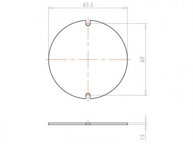 KAIS Deckel 65mm                 1158-90 
