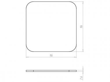 KAIS Ersatz Deck. 96x96          1094-13 