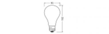 LEDV LED Bulb 24-200W/827 3452lm 