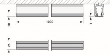 TRILUX Rail Blind D/C/H 3PH ST   8881300 