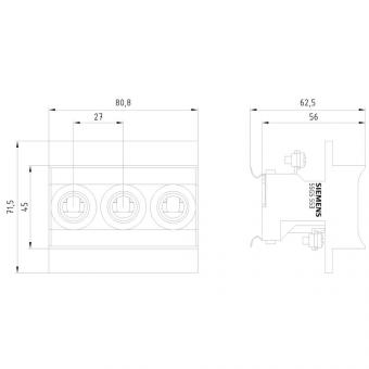 Siemens 5SG5553 NEOZED-Einbausicherungs- 