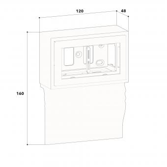 GGK 4D 20x80-D2Leerdose 4D   4D 20x80-D2 