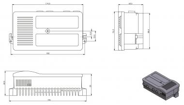 Televes BK-Guss-Verstärker   HVG40107-65 