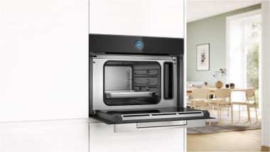 Bosch CDG714XB1 sw EB-Kompaktdampfbacko. 