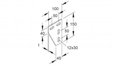 NIED Winkelverbinder            KNW50/50 