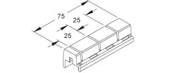 NIED Profilhalteklammer           GKH75W 