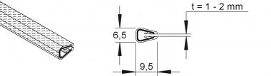 Niedax RKBA6 Kantenschutzband, m. RKBA 6 
