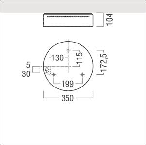 Zumtobel PERLUCE O LED2000-830  42182937 