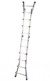 Cimco Alu-Teleskop-Leiter 2x6     146706 