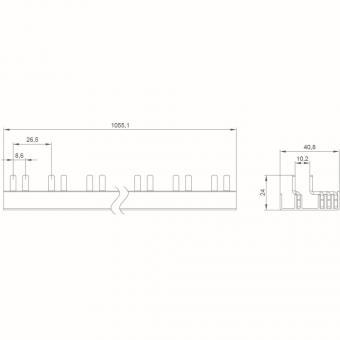 Siemens Stift SaS 10qmm 3p/N   5ST3777-0 