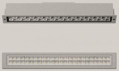 BEGA E-Einbauleuchte silber     24300AK3 
