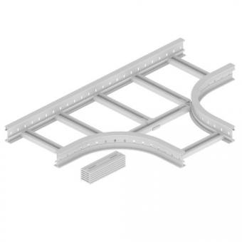 Unex T-Stück lichtgrau          67418-04 