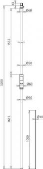 DEHN  SR D50 3200 FSP1000 IP HVI GFK V2A 