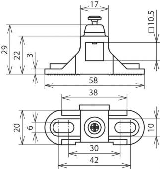 DEHN Schienenblock K              563014 