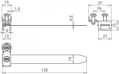 DEHN Erdungsbandrohrschelle 1/8-  540920 