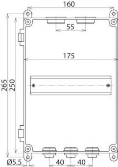 DEHN Iso-Gehäuse für          IGA 7 IP54 