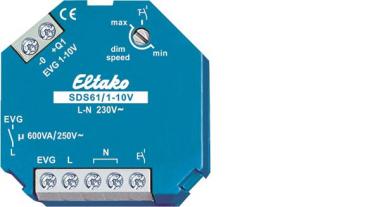 Eltako SDS61/1-10V Steuer-Dimmschalter 