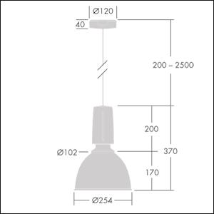 Thorn GLAC2 S LED2 1000-830     96629701 
