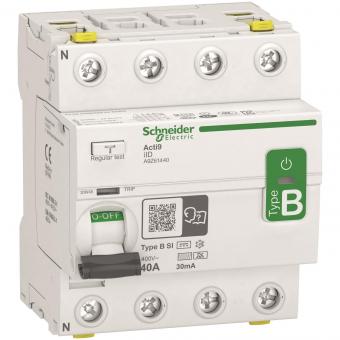 Schneider FI-Schalter 4P 40A    A9Z61440 