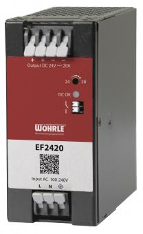 Wöhrle Netzgerät 1ph. E:90-264VAC EF2420 