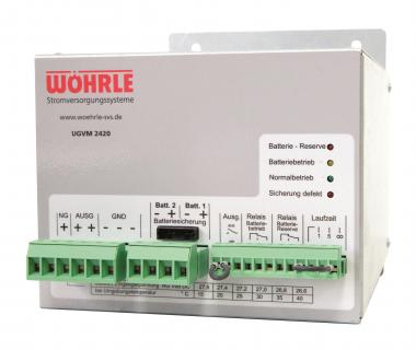 Wöhrle DC-USV Anlage m.Energie- UGVM2420 