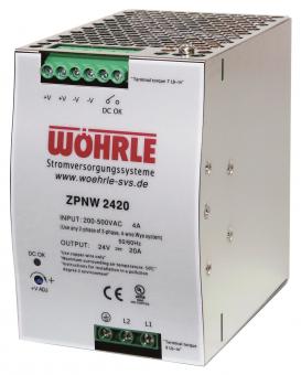 Wöhrle Schaltnetzgeräte ein u. ZPNW 2420 