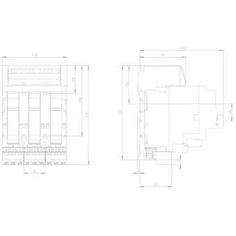 Siemens 3RA68230AC 3er Erweiterungsblock 