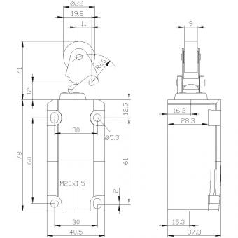 Siemens 3SE51120CE01 SIRIUS Pos.Schalter 