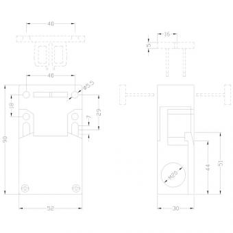 Siemens 3SE22430XX40 Si-Positionsschalt. 