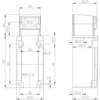 Siemens 3SE51120QV10 Si-Positionsschalt. 