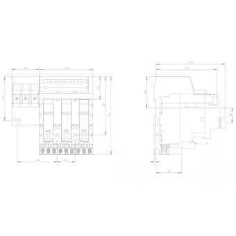 SIEM Einspeisung links       3RA6813-8AB 