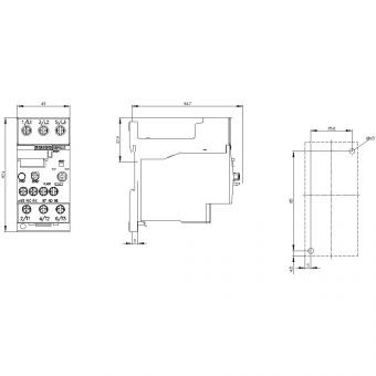 Siemens 3RU21264BB1 Überlastrelais S0 