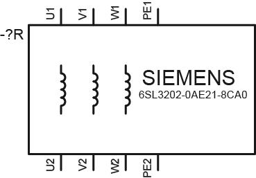 SIEM SINAMICS         6SL3202-0AE21-8CA0 