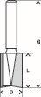 Bosch Nutfräser 8mm D1 6mm    2608628379 