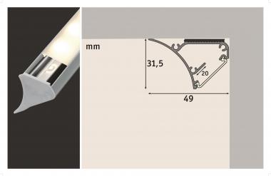 PAULM Function Corner Profil 200cm 70439 