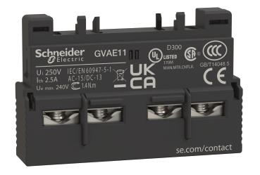 GS Hilfsschalterblock             GVAN11 
