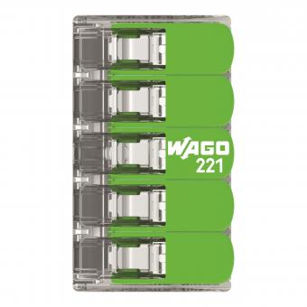 WAGO 221-425 Verbindungsklemme m.Hebel 