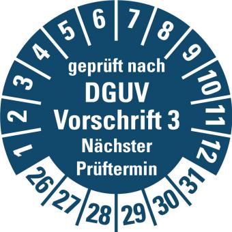 HEIN 185657 Prüfpl.DGUV3 NP 