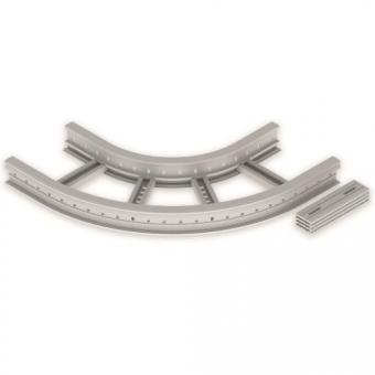 Flachbogen 90  halogenfrei grau 85x300 R 