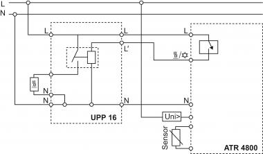 Eberle AP-Uhrenthermostat    ATR 4800-16 