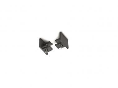 TRIO Endkappen schwarz            703032 