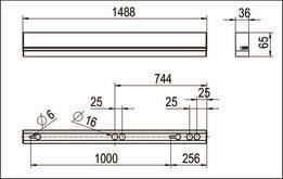 RIDI LED-Lichtleiste ws 6400lm   0532557 