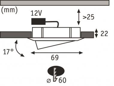 Paulmann Möbel EBL schwenkbar      98474 