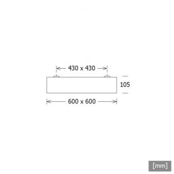 LTS PL       PLL 52.600.40.2/DALI silber 