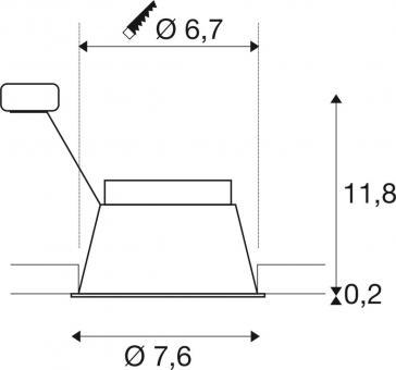 SLV HORN GU10                    1005436 