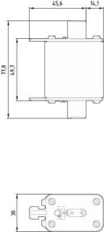 Siemens 3NA78247 NH00 80A 500VAC/250DC 