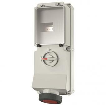 Mennekes 63A5P 6H400V Wanddose DUO 5643A 