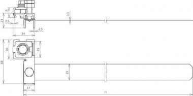 DEHN      BRS 27.89 AK1X10 2X6.8 GSG V2A 