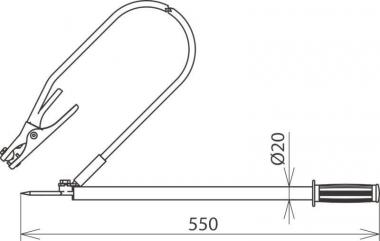 DEHN Entladevorrichtung m. Tast-  758021 